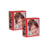 Herbul 12'li Bordo Kızıl Hint Kınası Toz - 2 Paket Geçici Etki ile Kadınlar İçin - 800020