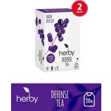 Herby Defense Tea Kara Mürver Bağışıklığa Destek Bitki Çayı 2'li Paket
