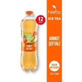 Herby Ice Tea Armut Şeftali Soğuk Çay 1 Litre x 12 Adet