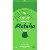 Herby Premium Matcha Toz Yeşil Çay Kapsüllü 10'lu 15 G (3'li Paket)