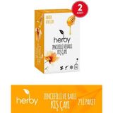 Herby Zencefil Ballı Kış Çayı 2'li - Bitki Çayı