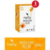 Herby Zencefil Ballı Kış Çayı 3'lü - Bitki Çayı