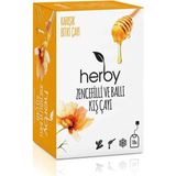 Herby Zencefilli Ballı Kış Çayı 18'li - Bitki Çayı