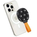 Herclear Manyetik Vantuz Telefon Montajı, MagSafe için Ultra Konforlu Silikon Tutacağı Standı, Eller Serbest Aynalı Duş Telefon Tutacağı Montaj TikTok/Video/Selfie/Duş için