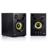 Hercules DJMonitor 42 – Profesyonel 2 Yönlü Aktif DJ Monitörleri, 4.5” Hoparlörlerle Studio ve DJ Kullanımı için