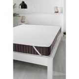 HerdaimModa Sıvı Geçirmez Alez Su Geçirmez Alez Tek Kişilik Alez Çift Kişilik Alez Bebek Alezi - 160 x 200 cm - Beyaz