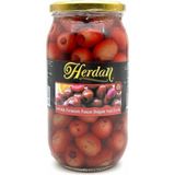 Herdan 1000CC Cam Kavanoz Pancarlı Yeşil Zeytin (NET:600GR) - 600 gr
