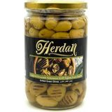Herdan 720CC Cam Kavanoz Izgara Grill Yeşil Zeytin (NET:400GR) - 400 gr