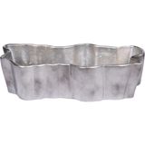 Herdekora Dekoratif Polyester Kase-Meyvelik Gümüş 43X11 Cm.