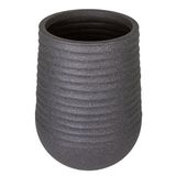 Herdekora Oval Iç ve Dış Mekan Saksı Siyah Orta Boy 39X39X51 Cm.