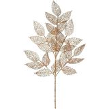 Herdekora Yapay Simli Yaprak Dal Gold 90 Cm.