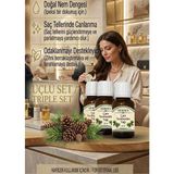 HERDEN 3 Şişe %100 Saf Çam Terebentin Yağı 3X20 ml - Saç ve Cilt Bakımı Için Canlandırıcı Doğal Bakım Yağı - 3 Şişe (3x20ml)
