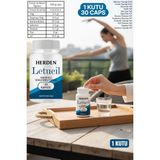 HERDEN Letucil Biberiyeli Rezene Teff Kekik Içeren Yenilenmiş Formülü ile Detoksifikasyon Içeren 30'lu Takviyeedicigıda - Aromasız