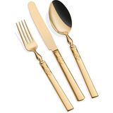 Herdmar 1911 Tam Gold 87 Parça Çatal Kaşık Bıçak Takımı-12 Kişilik - Altın
