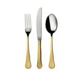 Herdmar Ambar Yarı Gold 87 Parça Çatal Kaşık Bıçak Takımı