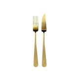 Herdmar Güell Tam Gold 24 Parça 12 Kişilik Balık Çatal Bıçak Seti