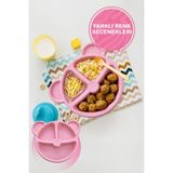 Heredot 3 Bölmeli Pembe Bebek Çocuk Yemek Mama Tabağı MIT1114