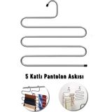 Heredot Metal 5 katlı Pantolon Eşarp Askısı MIT1029