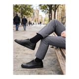 Heren Socks Heren 4'Lü Premium Cotton Erkek Soket Çorabı ,Yıkamalı ,Dikişsiz,Desenli Asorti,Pamuklu