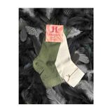 Heren Socks Heren Zincir Kurdela Desenli , 2'Li Taşlı Kadın Soket ,Parfüm Kokulu, Premium Serisi