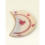 Herend El Yapımı Porselen Salata Tabağı | 20X14,5 cm | El Boyama | Koleksiyonluk