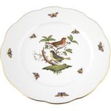 Herend Rothschild Desenli Renkli Porselen Tatlı Tabağı 21 cm - Standart