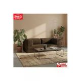Herev 180X90 Sünger Kanepe Yıkanabilir Kadife Kumaşlı Koltuk Kahverengi