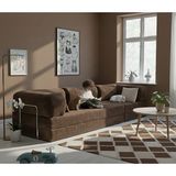 Herev K300X100 Köşekoltuk Takımı - Kahve