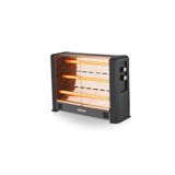 herevdeinova İnova Akan İnfrared Camlı Şömine Camlı 2700 Watt Termostatlı Devrilme Emniyetli Quartz Isıtıcı Soba