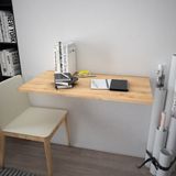 Hereve 90 x 60 cm Duvara Monte Katlanır Masa Mutfak Masası Yemek Masası Çalışma Masası Yer Kaplamayan Masa - Atlantik Çam