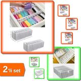 Hereveoyuncak 10 Gözlü Akordiyon Çekmece Düzenleyici + 8 Gözlü Akordiyon Organizer - 2li Set T8P7V7