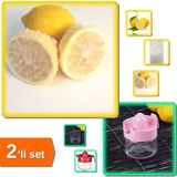Hereveoyuncak 100 Adet Limon Bonesi - Bitki Çayı Bonesi + Cam Kavanozlu Limon Narenciye Sıkacağı 300 ml - 2li Set