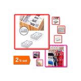Hereveoyuncak 12 Bölmeli Iç Çamaşırı Kravat Çorap Çekmece Düzenleyici + Pantolon Askısı 5 Katlı - 2li Set W9G4R0