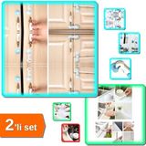 Hereveoyuncak 2 Adet Geçmeli Çocuk Koruma Kilidi + Su Sızdırmaz Bant Lavabo Küvet Kenar - 2li Set X5S9D8