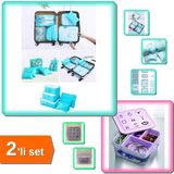 Hereveoyuncak 6 Adet Bebek Anne Hastane Çantası Düzenleyici + Takı Dikiş Kutusu Hobi Saklama Kabı - 2li Set F2J6M8