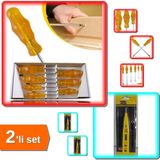 Hereveoyuncak 7li Mıknatıs Uçlu Tornavida Seti + Dijital Kontrol Kalemi Tornavida - 2li Set U0U7EM