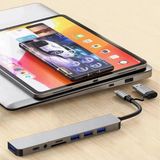 Hereveoyuncak 8 In 1 USB Çevirici Notebook Macbook Type-C Uyumluu Görüntü Aktarıcı Hub