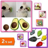 Hereveoyuncak Avokado Kedi Nanesi Cat Oyun Topu + Çek Bırak Kedi Oyuncağı - 2li Set N5Q2U7