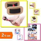 Hereveoyuncak Ayak Baş Parmak Kemik Düzeltici Lastiği + Banyo Mutfak Temizlik Fırçası - 2li Set T3E8Q8