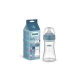 HerEveOyuncak Biberon Anti Kolik Biberon 250 ml Kapaklı Biberon 0 - 6 Ay (Yavaaşş Akış) (Ks)