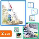 Hereveoyuncak Biberon Temizleme Fırçası + Silikon Şişe Temizleme Fırçası Seti - 2li Set P4G6G6