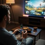 Hereveoyuncak Bluetooth Kablosuz Gamepad – Ergonomik Tutuş, Hassas Analog Joystick, Pc & Mobil Uyuumlu Oyun Kolu