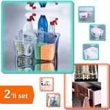 Hereveoyuncak Buzdolabı Düzenleyici Sepet Caddy + 6 Adet Çekmece Havluppan Askısı - 2li Set S3X8N1