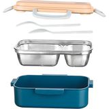 Hereveoyuncak Çelik Beslenme Kabı - Benmarii Model - 150 x 300 ml