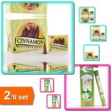 Hereveoyuncak Cinnamon Aromalı Konik Tütsü + Hem Green Apple Aromalı Çubuk Tütsü Seti - 2Li Set K6L3C5