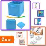 Hereveoyuncak Çok Amaçlı Dolap Içi Düzenleyici Kutu + 12 Bölmeli Pratik Çekmece Düzenleyici - 2li Set ZY123