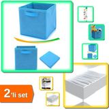 Hereveoyuncak Çok Amaçlı Dolap Içi Düzenleyici Kutu + 8 Bölmeli Xl Pratik Çekmece Düzenleyici - 2li Set XYZ789