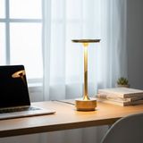 Hereveoyuncak Eskitme Gold Kasa Dokunmatik Şarjlı Masa Lambası – 3 Renk Işık Modlu, LED Aydınlatmalı, Modern & Dekoraatif Abajur