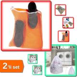 Hereveoyuncak Fermuarlı Hassas Çamaşır Ayakkabı Filesi 36X36 cm + Çamaşır Yıkama Filesi 30X40 cm - 2li Set N9E9K8