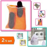 Hereveoyuncak Fermuarlı Hassas Çamaşır Ayakkabı Yıkama Filesi 36X36 cm + Çamaşır Yıkama Filesi 35X45 cm - 2li Set